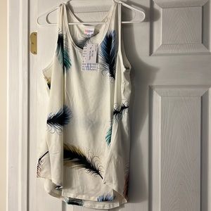 New NWT LuLaRoe Feather Tank Top size XL